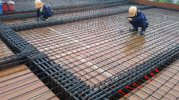 Tìm hiểu về bố trí thép sàn bản kê 4 cạnh
